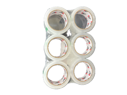 A1 Tapes clear acrylic packaging tape 48mm x 75m x 45UM angled product view on white background