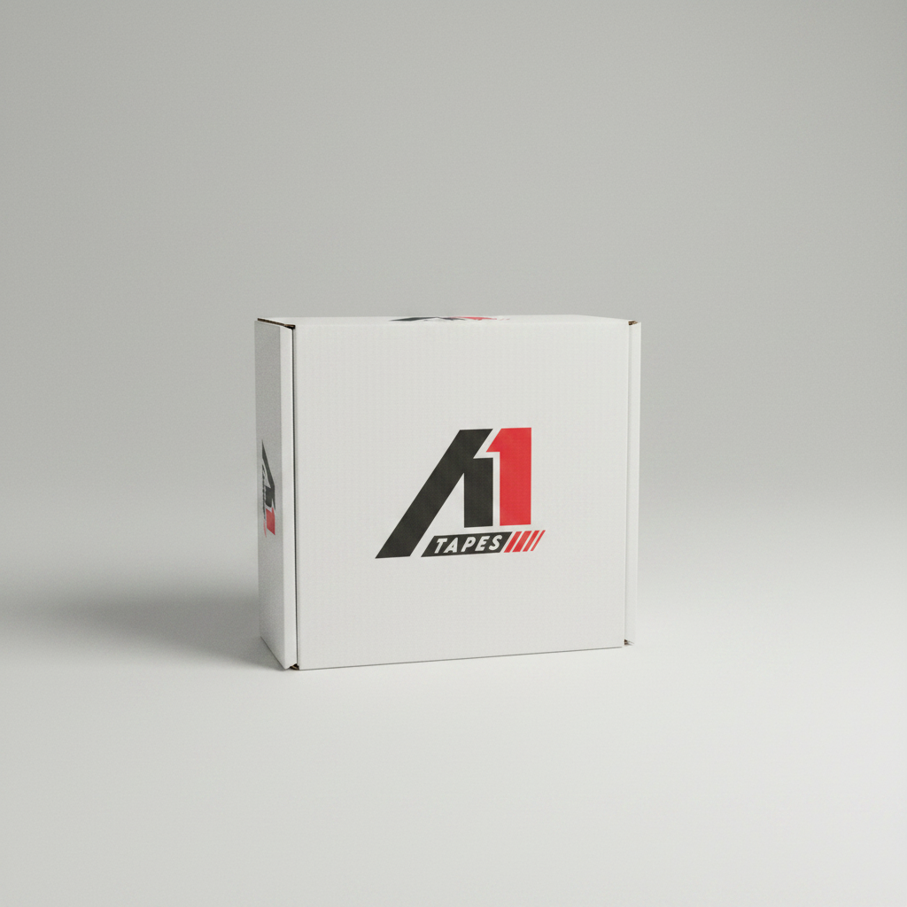 A1 Tapes Do Not Break Down Pallet Tape Red/White 48mm x 66m x 50um, 36 Rolls/Carton