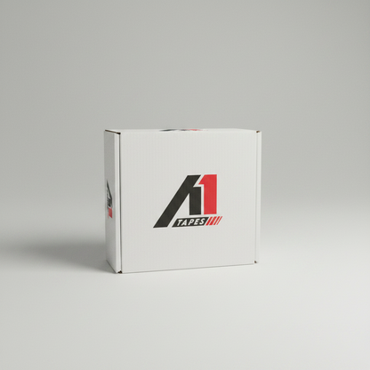A1 Tapes Do Not Break Down Pallet Tape Red/White 48mm x 66m x 50um, 36 Rolls/Carton