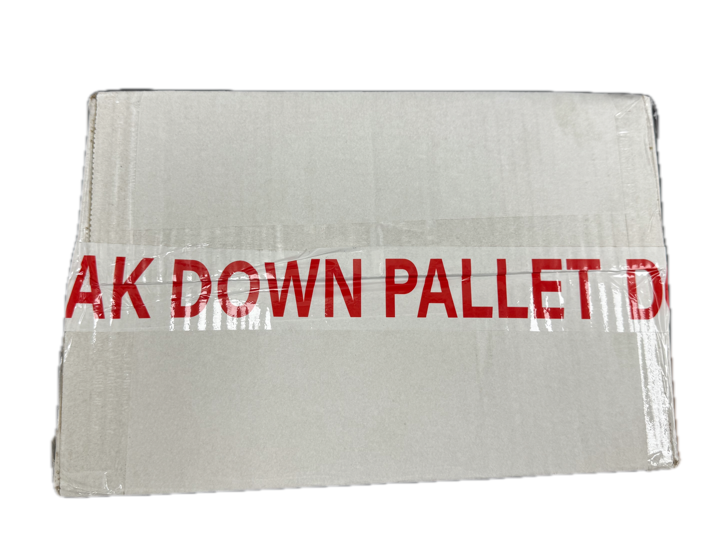 A1 Tapes Do Not Break Down Pallet Tape Red/White 48mm x 66m x 50um, 36 Rolls/Carton