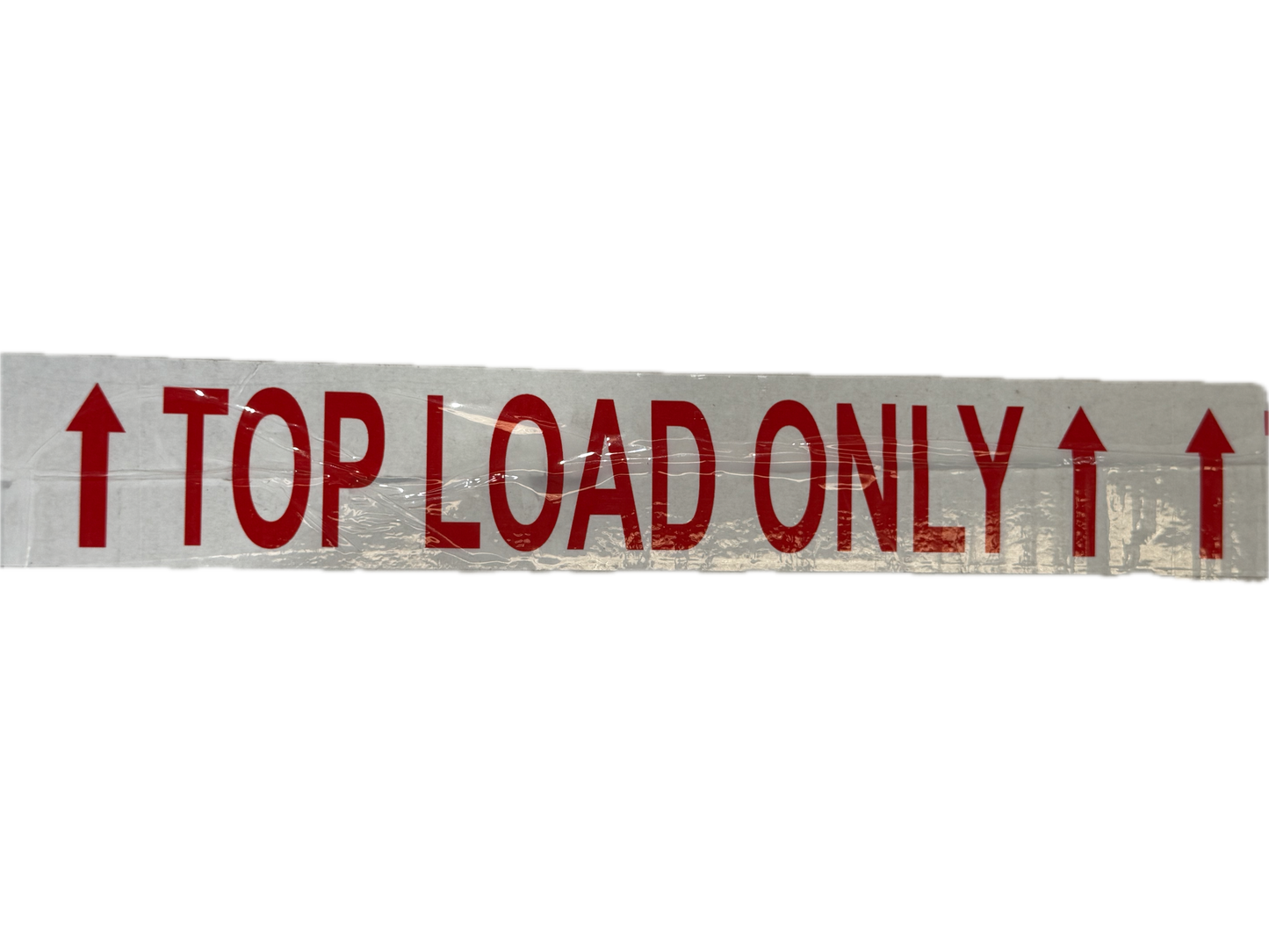 A1 Tapes Top Load Printed Tape Red/White 48mm x 66m x 50um, 36 Rolls/Carton