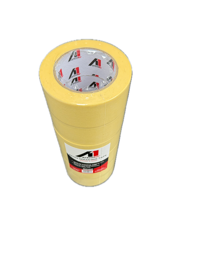 A1 Tapes Beige Masking Tape 48mm x 50m x 130um, 24 Rolls/Carton