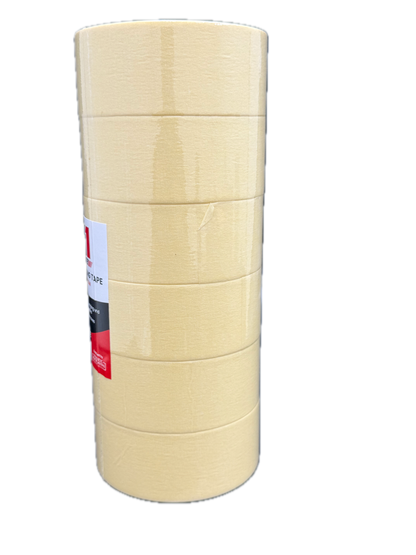 A1 Tapes Beige Masking Tape 48mm x 50m x 130um, 24 Rolls/Carton