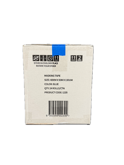 A1 Tapes Blue Masking Tape 48mm x 50m x 130um, 24 Rolls/Carton