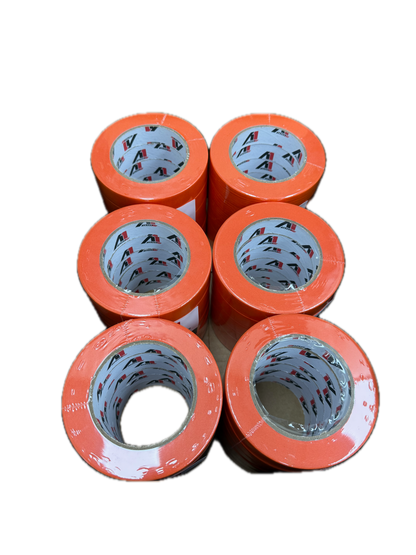A1 Tapes Orange Masking Tape 24mm x 50m x 130um, 36 Rolls/Carton