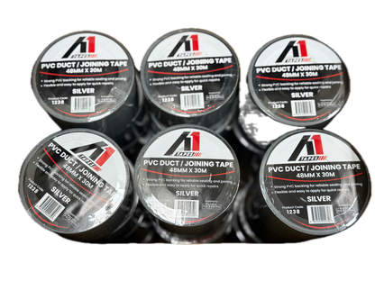Pack of A1 PVC Duct Joining Tape on a white background