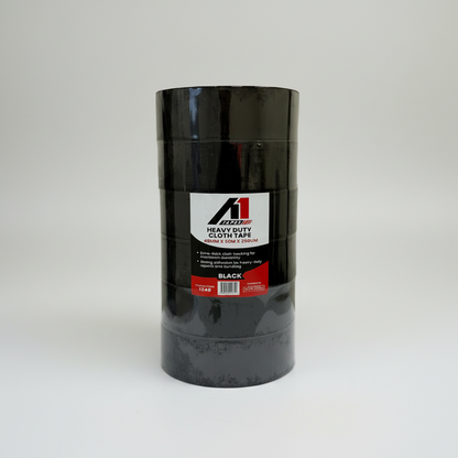 A1 Tapes Black Cloth Tape 48mm x 50m x 250um