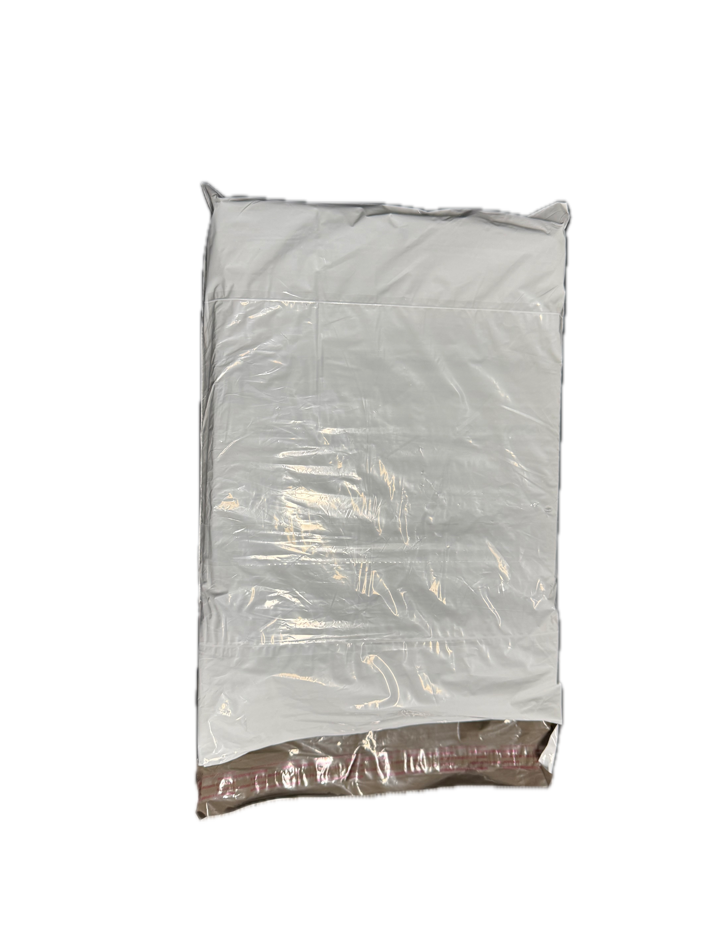 White Courier Air LDPE Bags - 300 x 430mm + 40mm Lip with clear pouch