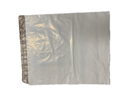 White Courier Air LDPE Bags - 430mm x 500mm + 40mm Lip