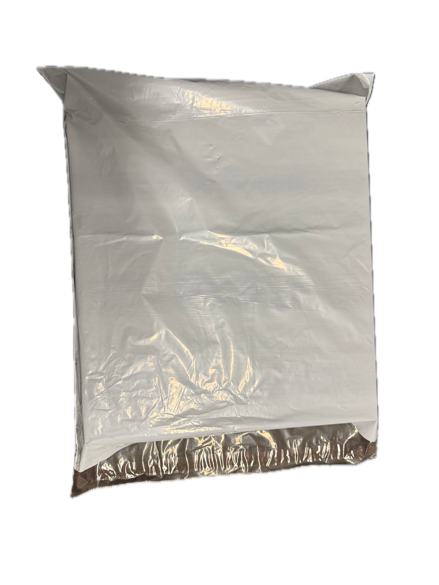 White Courier Air LDPE Bags - 430mm x 500mm + 40mm Lip