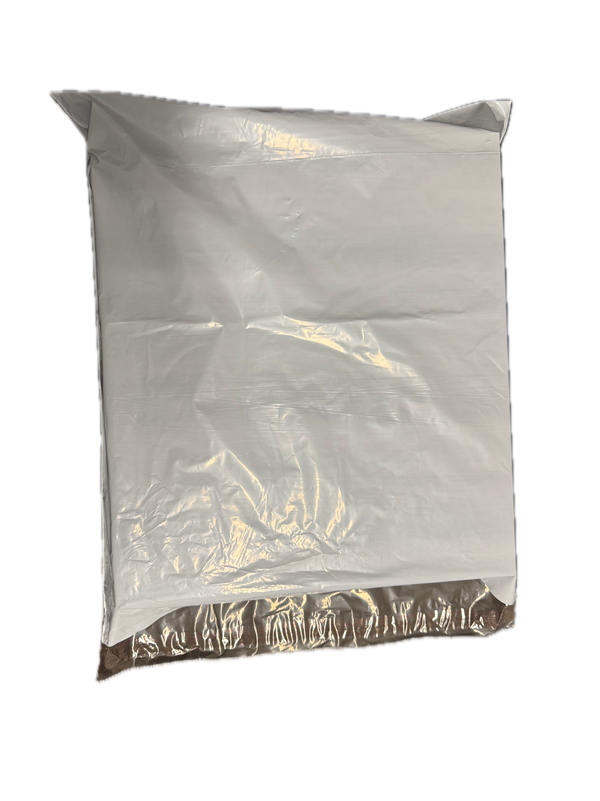 White Courier Air LDPE Bags - 430mm x 500mm + 40mm Lip