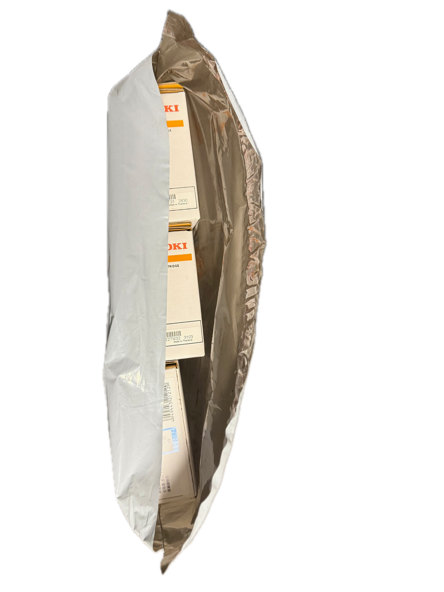 White Courier Air LDPE Bags - 430mm x 500mm + 40mm Lip