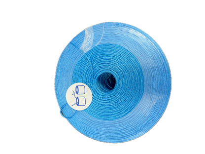 TYMATE Blue Polypropylene Horti Twine spool, back view, with label