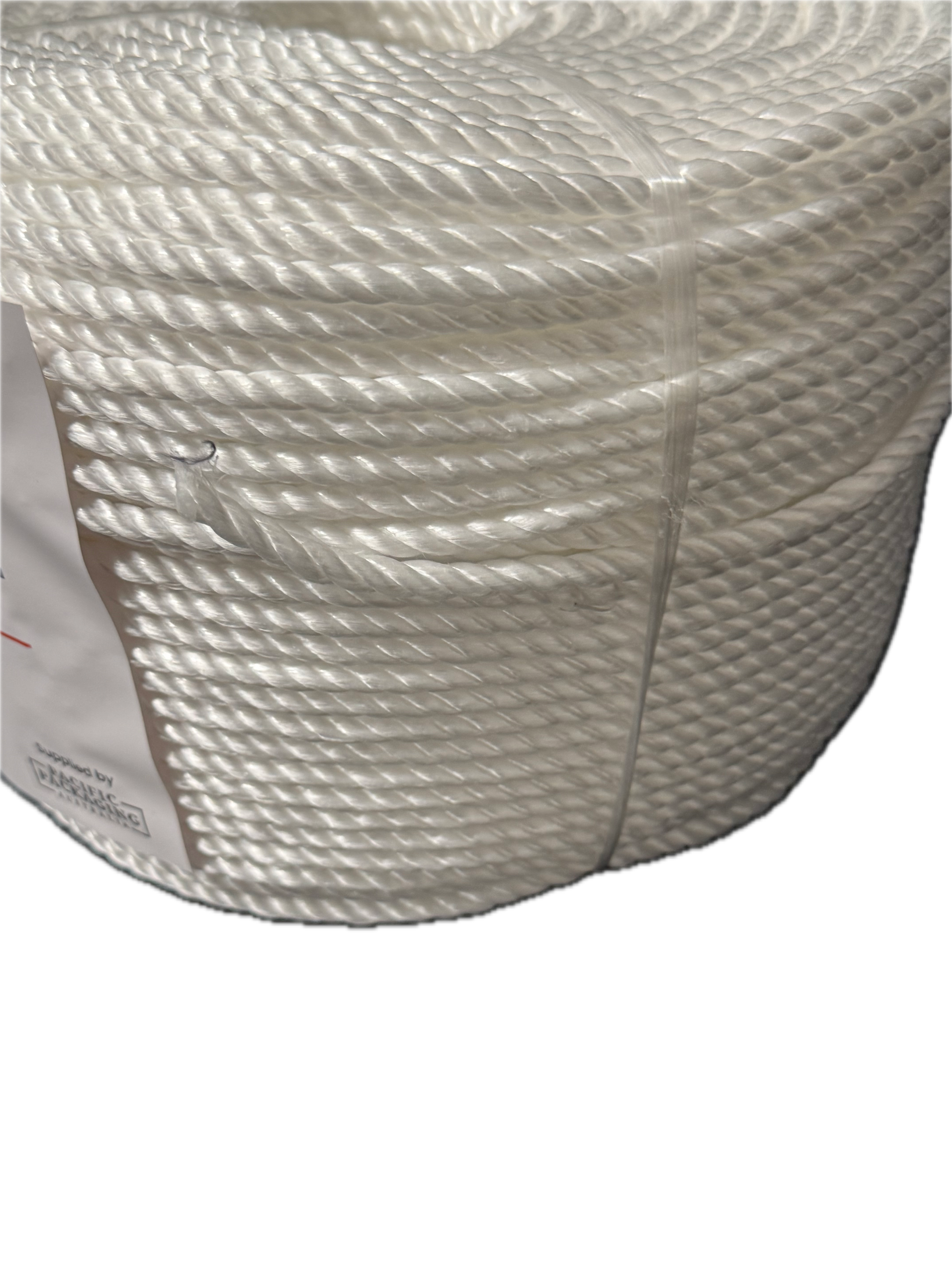 TYMATE White Polypropylene Rope 6MM x 250M – 3 Strand Coil