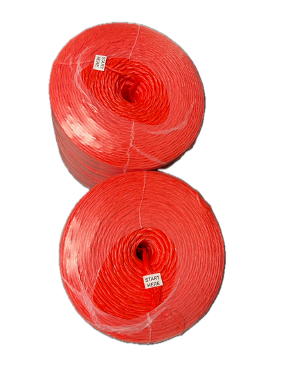 TYMATE PP Banana Twine 3250 Tex (29300 Denier) – Red – 2000m Roll – UV Stabilised