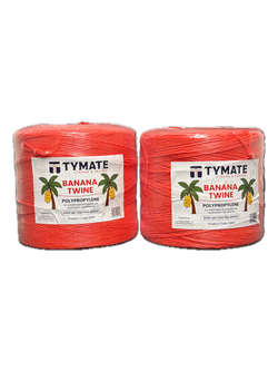 TYMATE PP Banana Twine 3250 Tex (29300 Denier) – Red – 2000m Roll – UV Stabilised