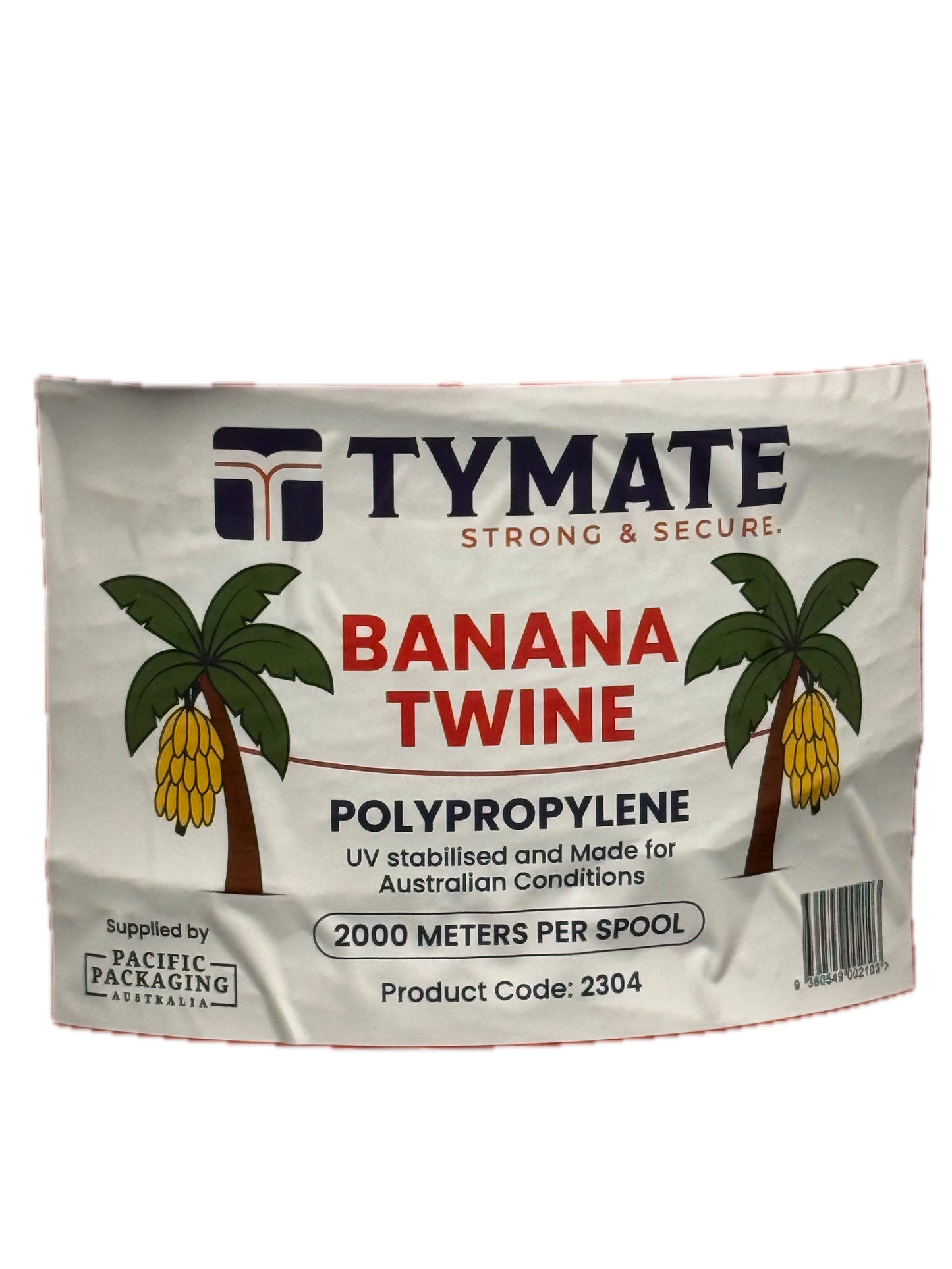 TYMATE PP Banana Twine 3250 Tex (29300 Denier) – Red – 2000m Roll – UV Stabilised