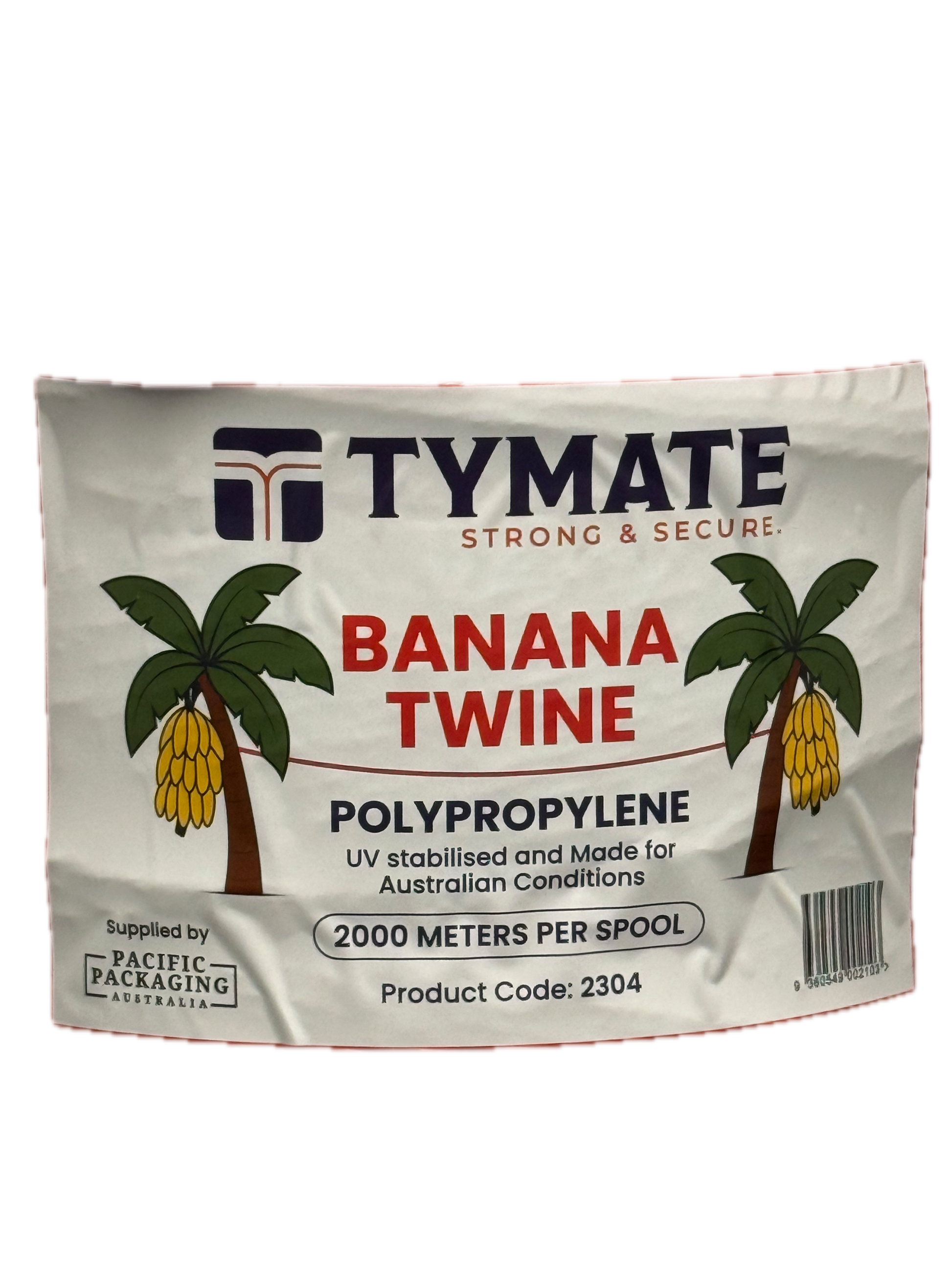 TYMATE PP Banana Twine 3250 Tex (29300 Denier) – Red – 2000m Roll – UV Stabilised