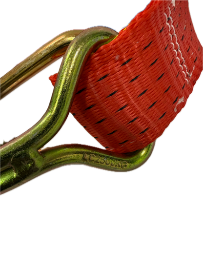 TYMATE Ratchet Tie Down 9m x 50mm LC 2500kg Hook & Keeper – Red