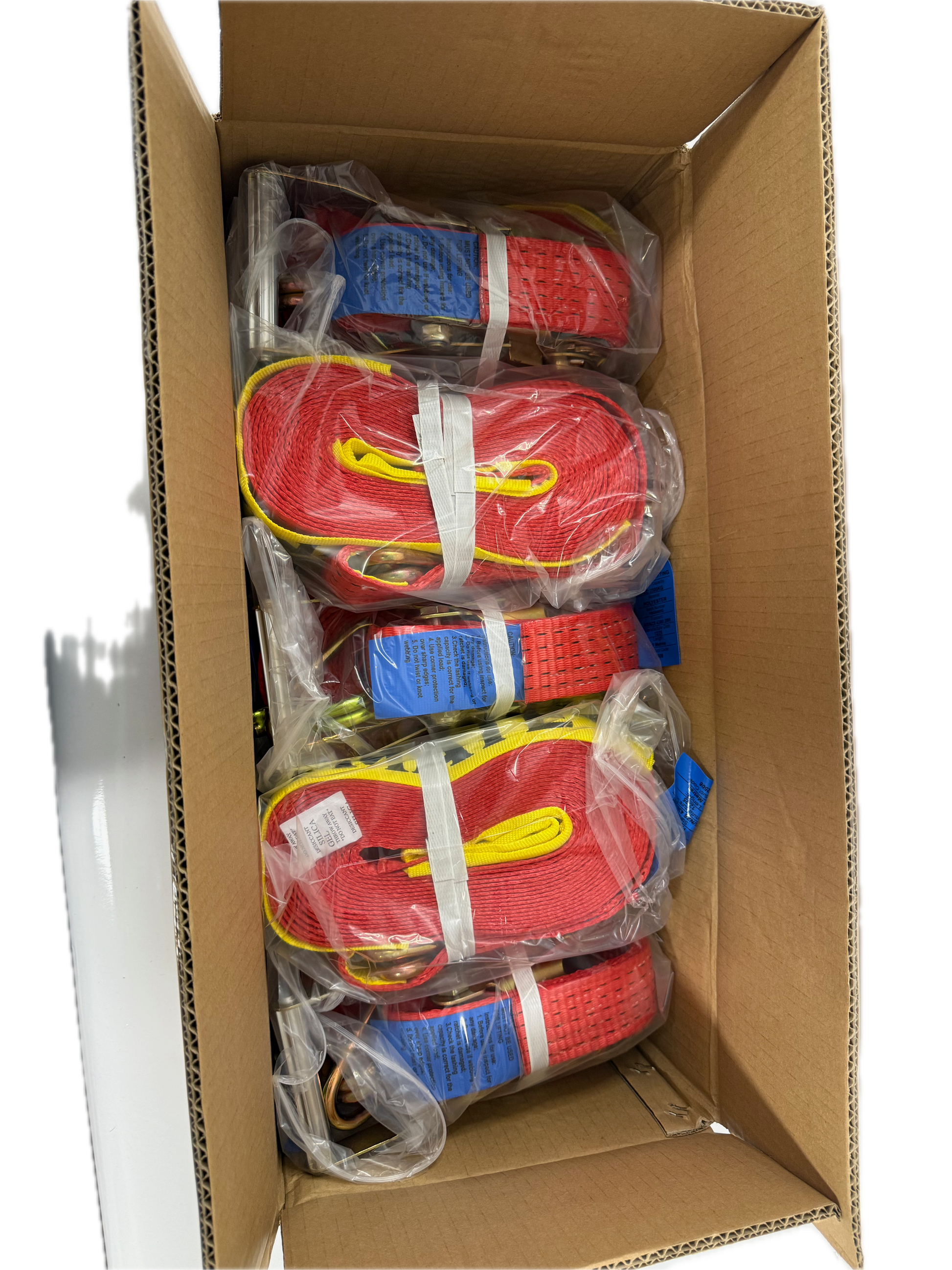 TYMATE Ratchet Tie Down 9m x 50mm LC 2500kg Hook & Keeper – Red