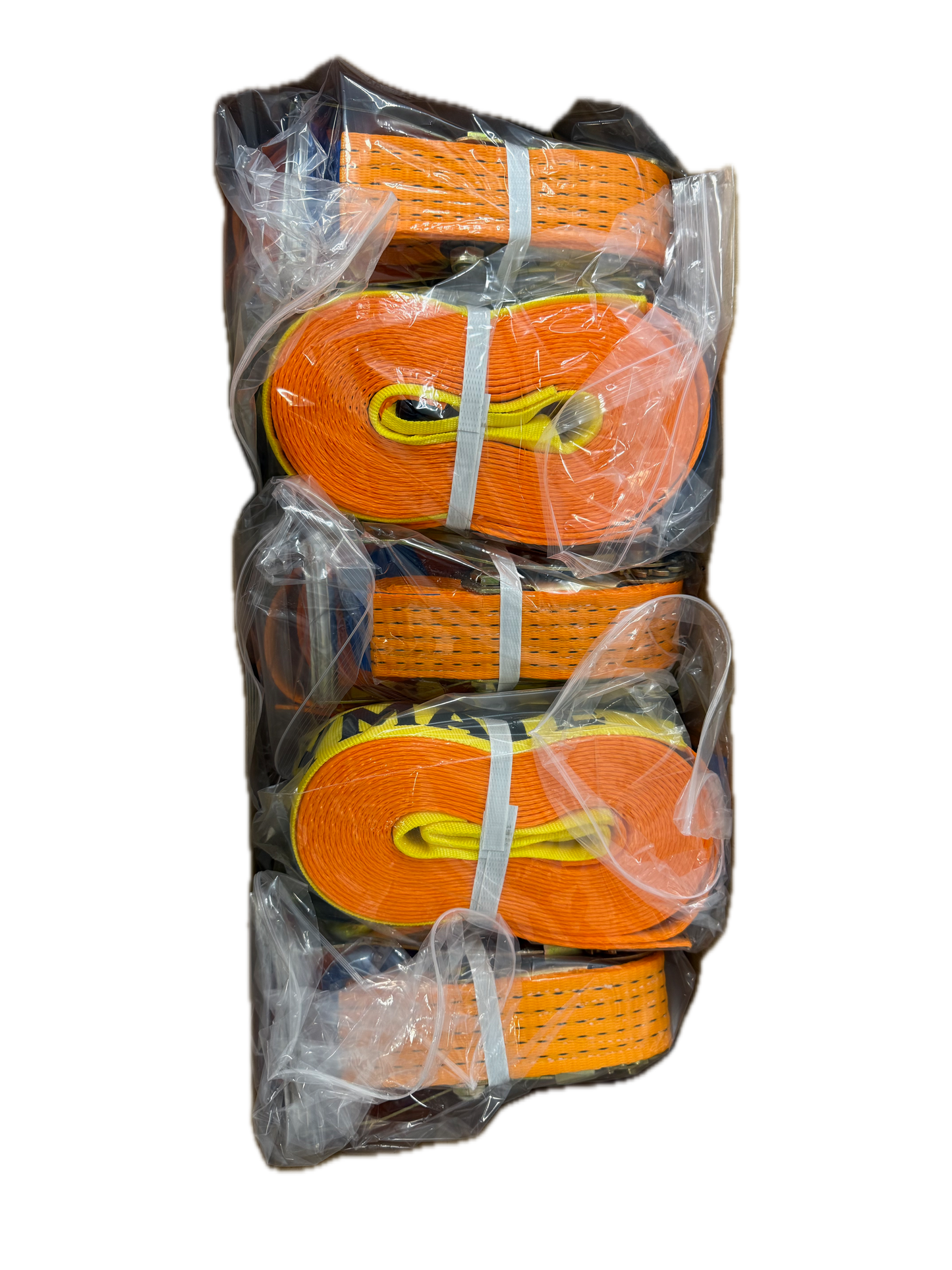 TYMATE Ratchet Tie Down 9m x 50mm LC 2500kg Double J Hooks – Orange