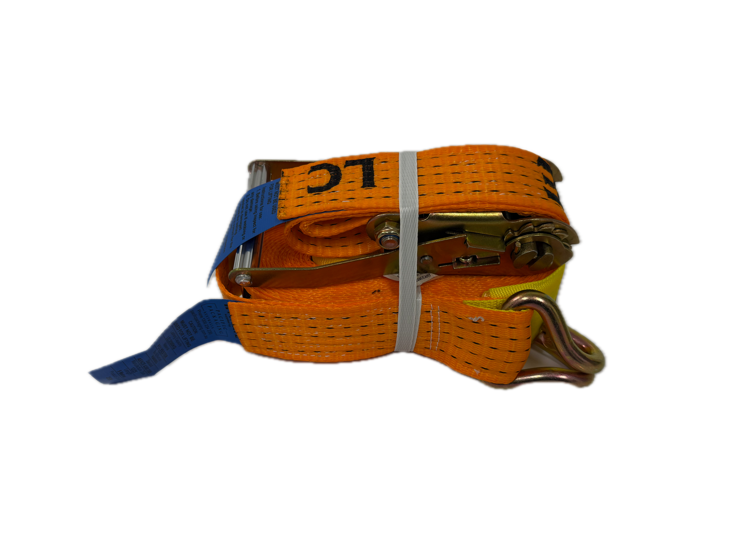 TYMATE Ratchet Tie Down 9m x 50mm LC 2500kg Double J Hooks – Orange