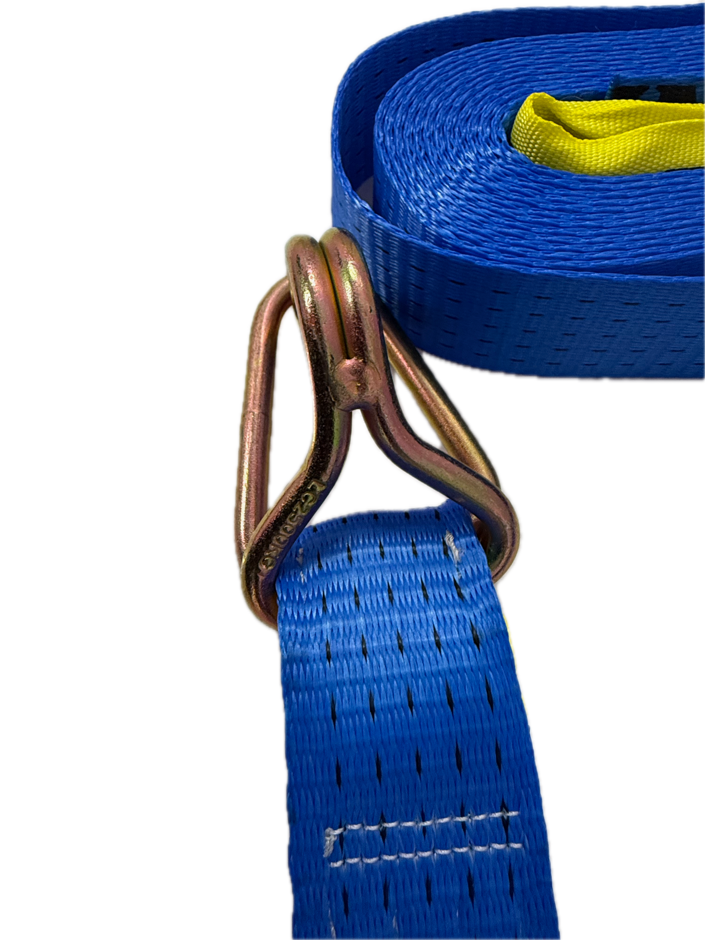 TYMATE Ratchet Tie Down 9m x 50mm 2500kg LC Rubber Handle - Blue