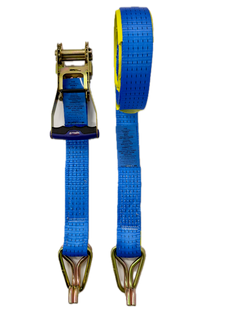 TYMATE Ratchet Tie Down 9m x 50mm 2500kg LC Rubber Handle - Blue