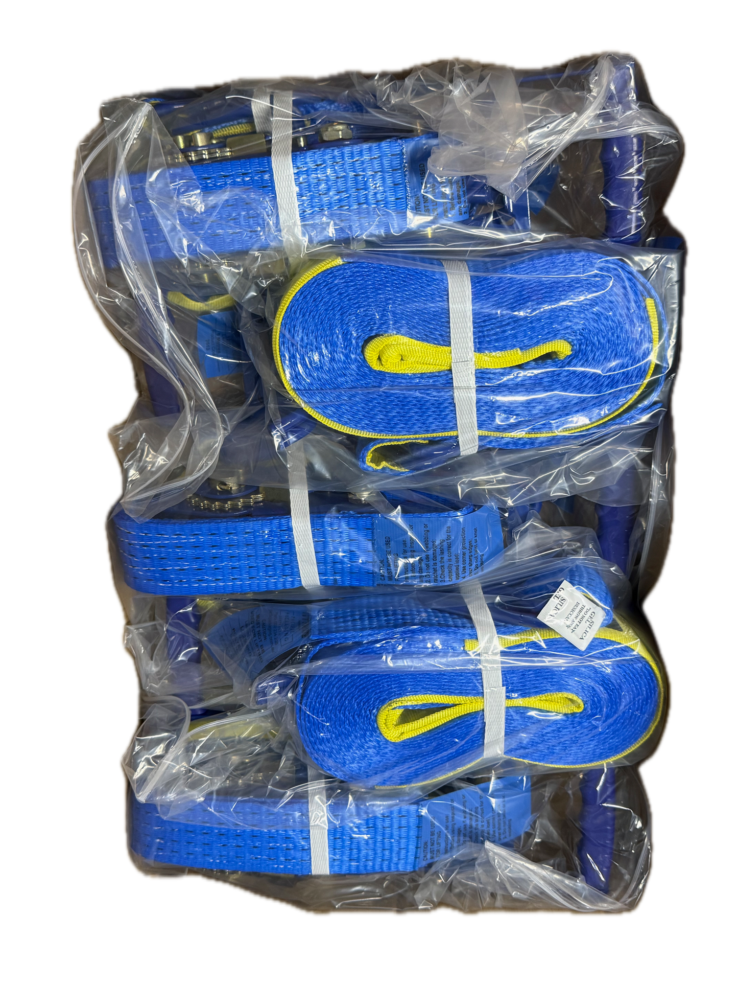 TYMATE Ratchet Tie Down (Reverse Action) Ergo 9m x 50mm Swan Hook LC 2500kg - Blue