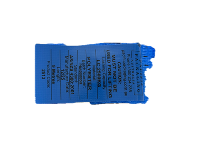 TYMATE Ratchet Tie Down (Reverse Action) Ergo 9m x 50mm Swan Hook LC 2500kg - Blue