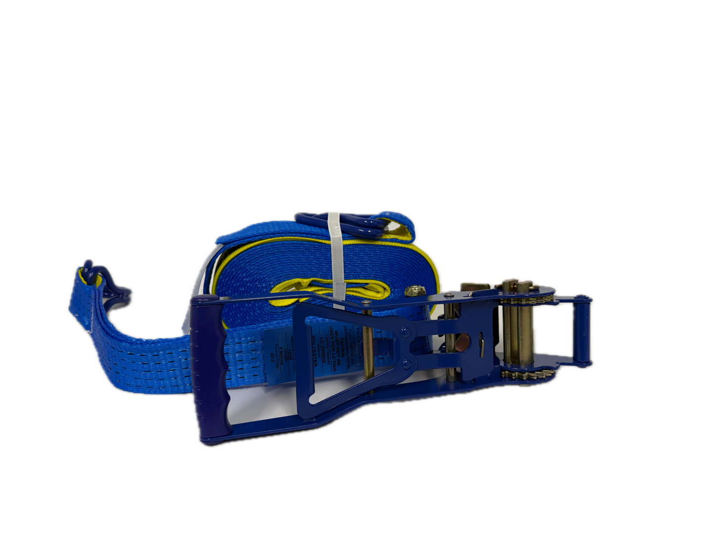 TYMATE Ratchet Tie Down (Reverse Action) Ergo 9m x 50mm Swan Hook LC 2500kg - Blue