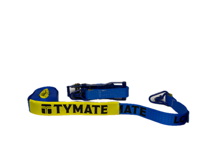 TYMATE Ratchet Tie Down (Reverse Action) Ergo 9m x 50mm Swan Hook LC 2500kg - Blue