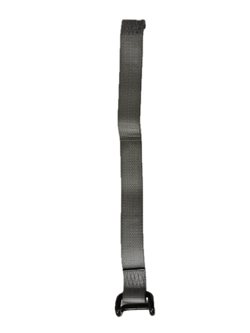 TYMATE - Tautliner Strap 58cm Grey with Closed Vinyl Rave Hook