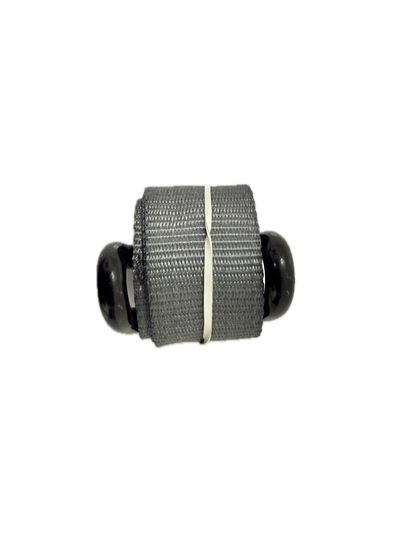TYMATE - Tautliner Strap 58cm Grey with Closed Vinyl Rave Hook