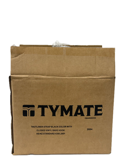 TYMATE - Tautliner Strap 780mm x 44mm – Black – Closed Vinyl Rave Hook