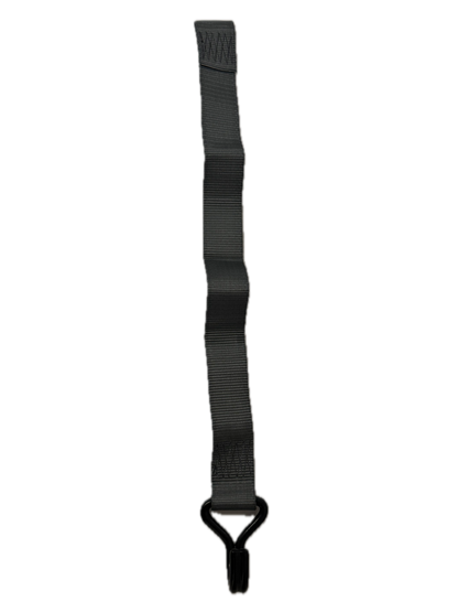 TYMATE - Tautliner Strap 58cm x 44mm – Grey with Closed Vinyl Double J Hooks