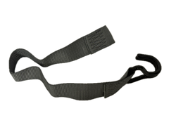 TYMATE - Tautliner Strap 58cm x 44mm – Grey with Closed Vinyl Double J Hooks