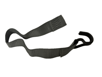 TYMATE - Tautliner Strap 58cm x 44mm – Grey with Closed Vinyl Double J Hooks