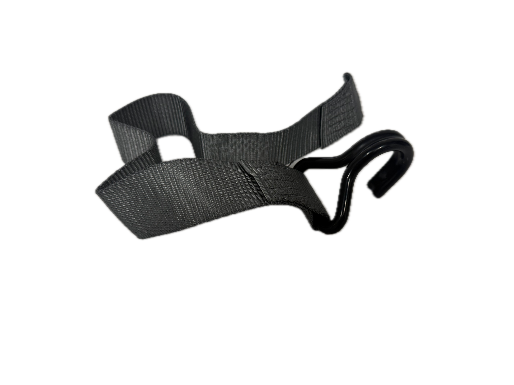 TYMATE - Tautliner Strap 58cm x 44mm – Grey with Closed Vinyl Double J Hooks