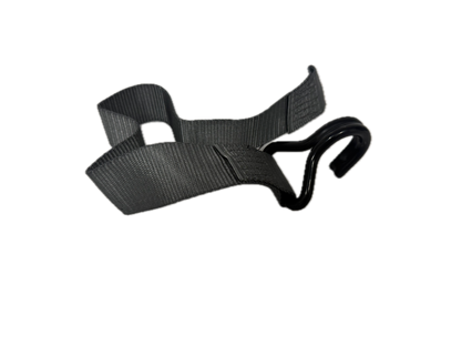 TYMATE - Tautliner Strap 58cm x 44mm – Grey with Closed Vinyl Double J Hooks