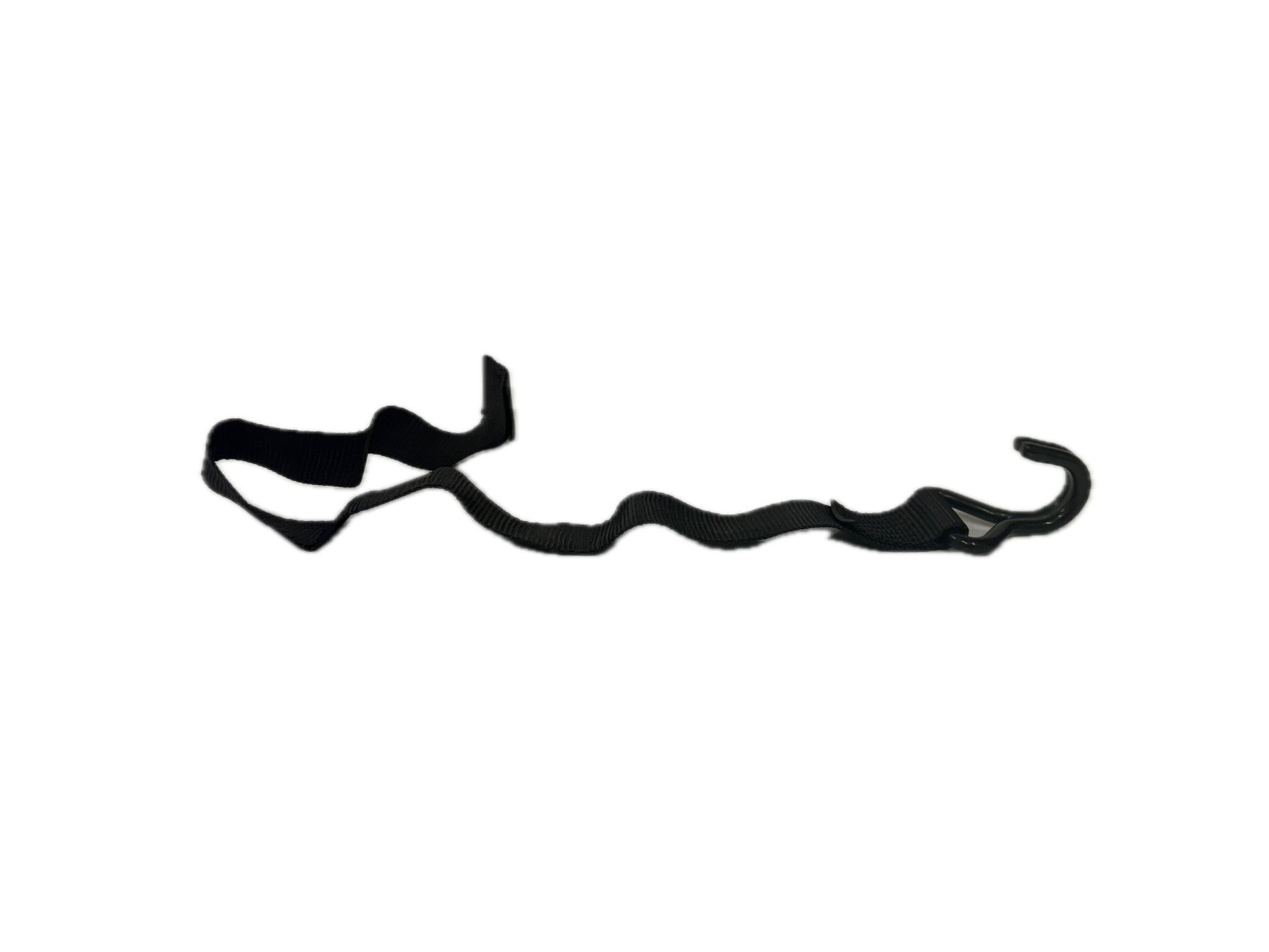 TYMATE - Tautliner Strap 78cm x 44mm – Black with Closed Vinyl Double J Hooks