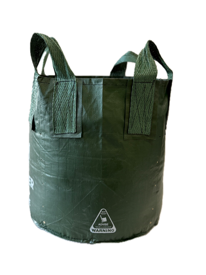 Planter King® 100L Planter Bag with Handles, Green HDPE Plant Bag (51 x 50 cm)