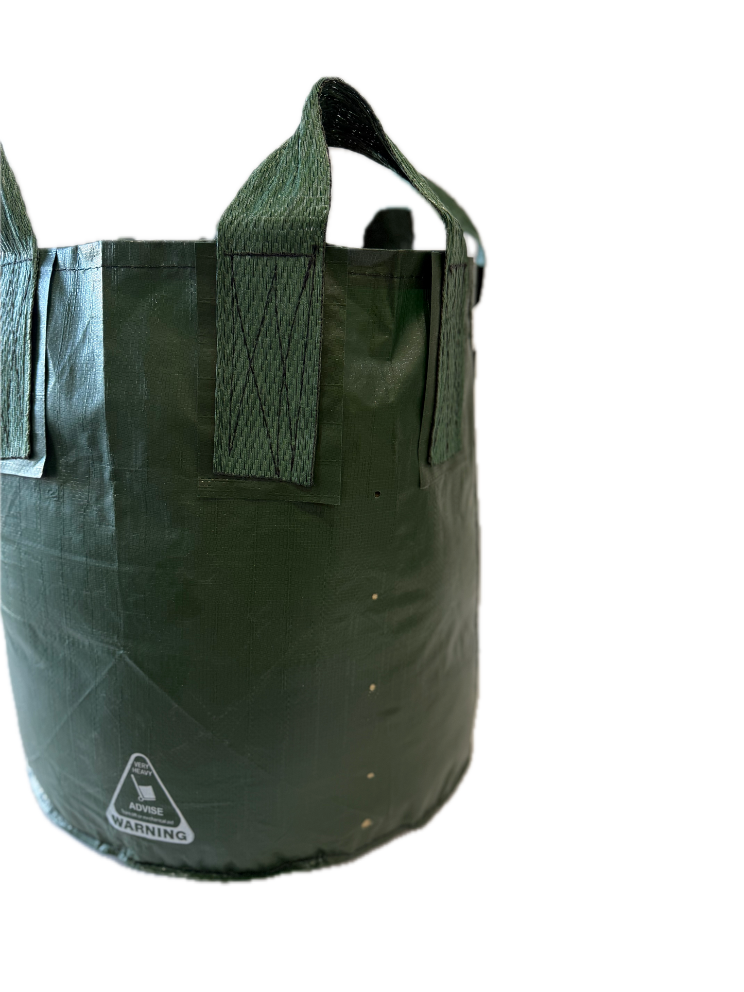 Planter King® 100L Planter Bag with Handles, Green HDPE Plant Bag (51 x 50 cm)