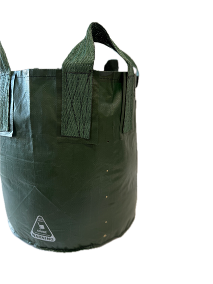 Planter King® 100L Planter Bag with Handles, Green HDPE Plant Bag (51 x 50 cm)