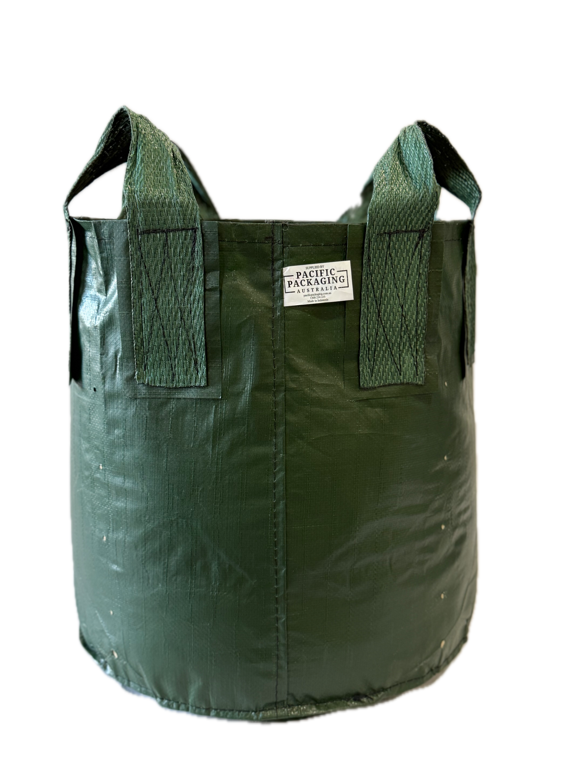 Planter King® 100L Planter Bag with Handles, Green HDPE Plant Bag (51 x 50 cm)