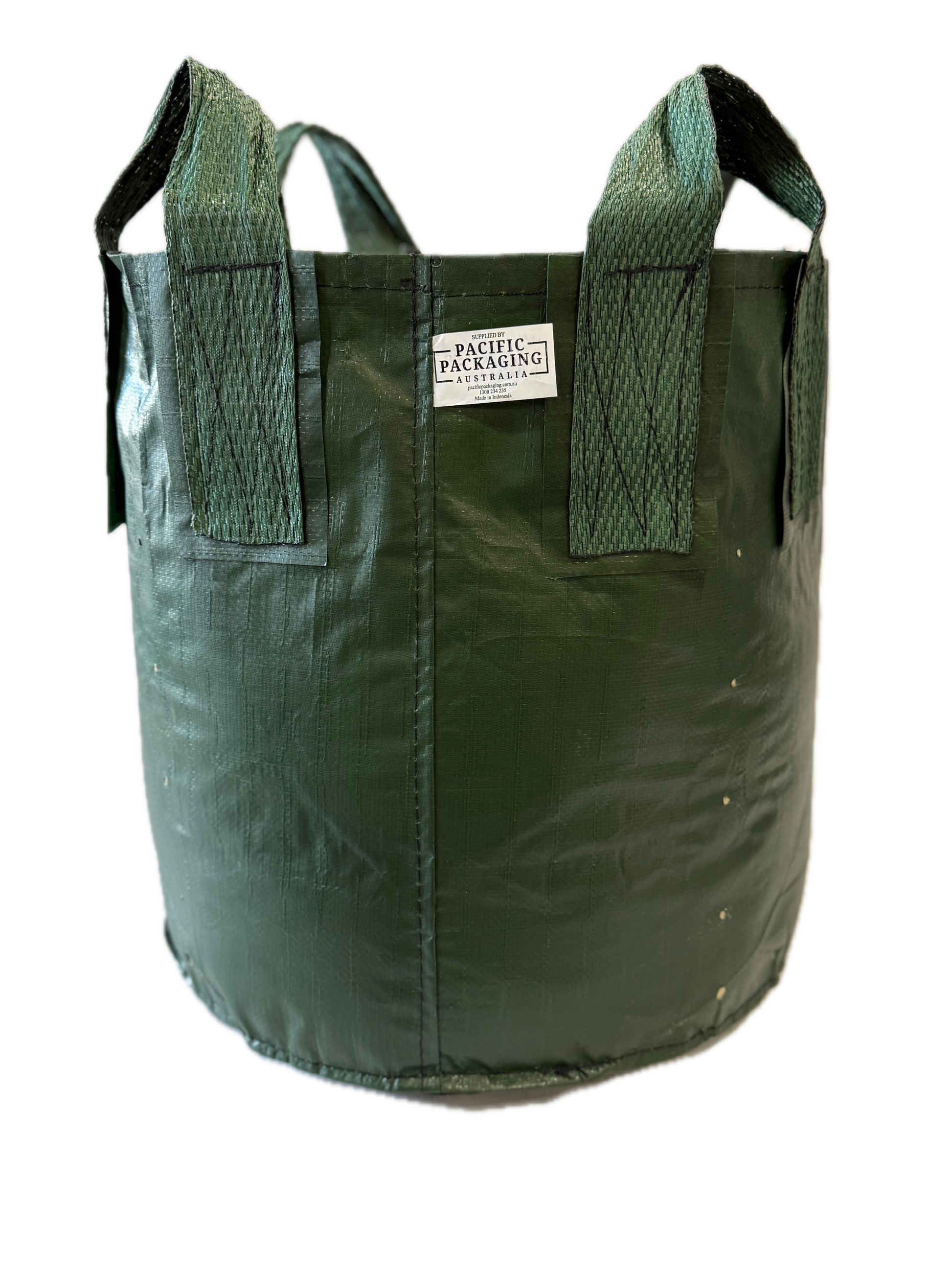 Planter King® 100L Planter Bag with Handles, Green HDPE Plant Bag (51 x 50 cm)