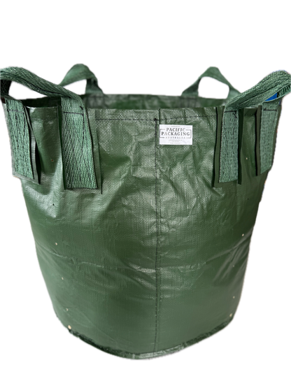 Planter King® 200L Planter Bag with Handles, Green HDPE Plant Bag (65 x 60 cm)