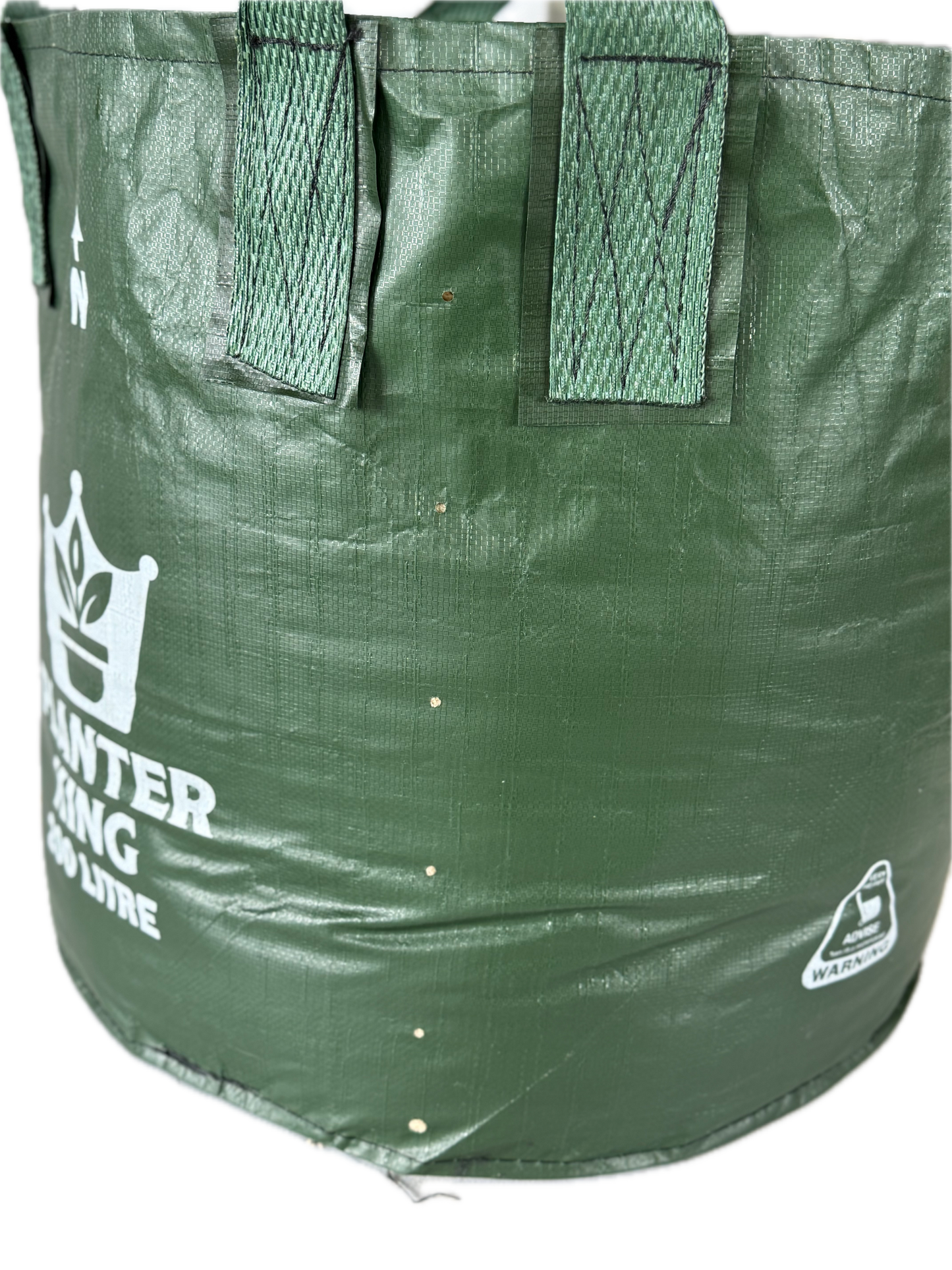 Planter King® 200L Planter Bag with Handles, Green HDPE Plant Bag (65 x 60 cm)