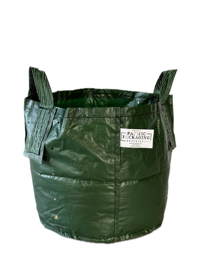 Planter King® 25L Planter Bag with Handles – Green HDPE Plant Bag (34 × 28 cm)