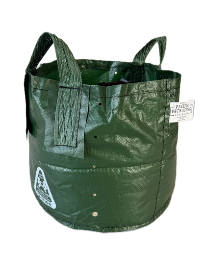 Planter King® 25L Planter Bag with Handles – Green HDPE Plant Bag (34 × 28 cm)